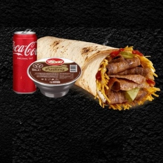 Et Döner Dürüm (100 Gr) & Tatlı & Kutu İçecek Menü görseli