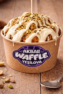Beyaz Çikolata Kova Waffle görseli