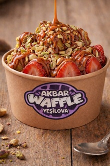 Karamel Çikolatalı Kova Waffle görseli