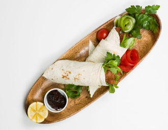 Çiğ Köfte Dürüm (100 Gr.) + Coca Cola (330 Ml.) görseli