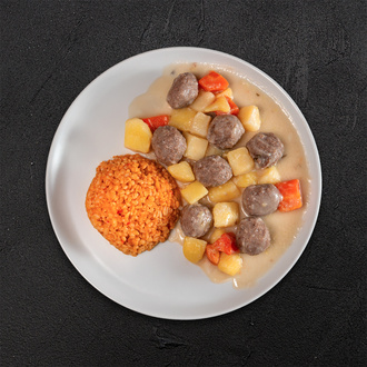 Ekşili Köfte & Bulgur Pilavı görseli