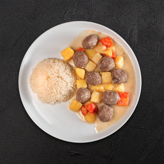 Ekşili Köfte & Pirinç Pilavı görseli