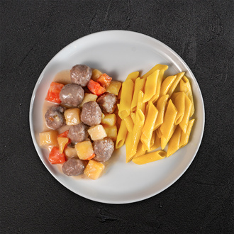 Ekşili Köfte & Penne Makarna görseli