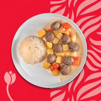 Ekşili Köfte & Pirinç Pilavı görseli