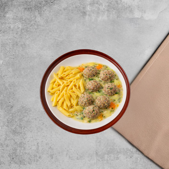 Ekşili Köfte & Penne Makarna görseli