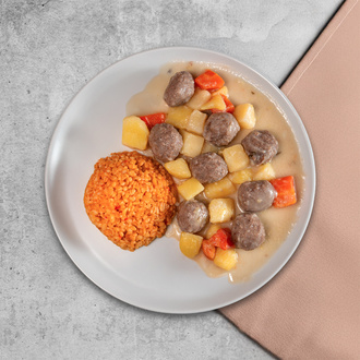 Ekşili Köfte & Bulgur Pilavı görseli