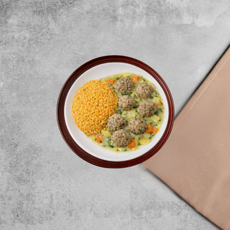 Ekşili Köfte & Bulgur Pilavı görseli
