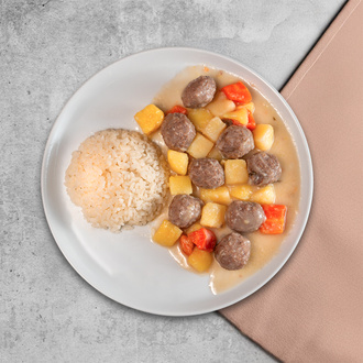 Ekşili Köfte & Pirinç Pilavı görseli