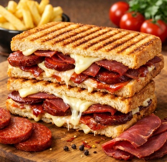 Sucuklu Kaşarlı Tost görseli