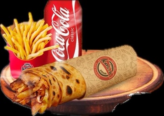 Tavuk Döner Menü + Coca Cola (330 Ml.) görseli