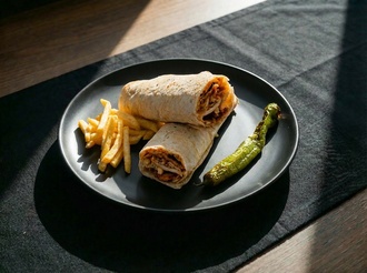 Cheddarlı Tavuk Döner Dürüm (120 Gr.) görseli