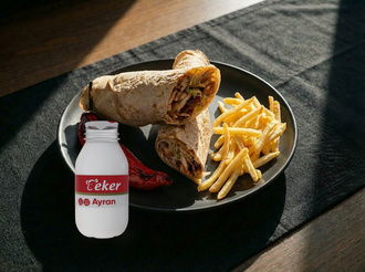Tavuk Döner Dürüm Menü 1 görseli