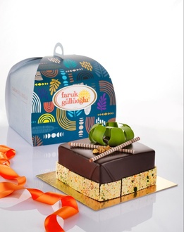 Çikolatalı Kare Pasta (No.1) görseli