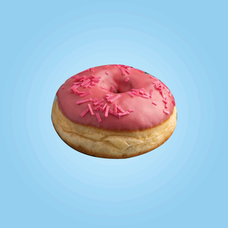 Orman Meyveli Donut görseli