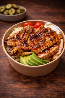 Teriyaki Soslu Tavuklu Bowl+coca-cola Şişe (250 Ml) görseli