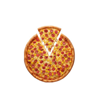 Orta Boy Sosisli Mısırlı Pizza (31 Cm.) görseli