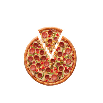 Küçük Boy Bol Etli Pizza (25 Cm.) görseli