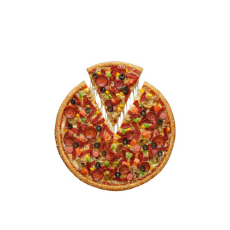 Küçük Boy Süper Karışık Pizza (25 Cm.) görseli