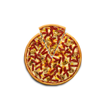 Küçük Boy Füme Etli Pizza (25 Cm.) görseli