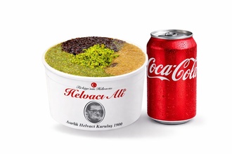 Dondurmalı Karışık İrmik Helvası(150gr.) & Coca-cola(33cl.) görseli