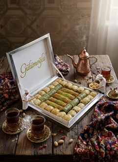 Baklava Kutusu Gold ( 1,100 Gr ) görseli