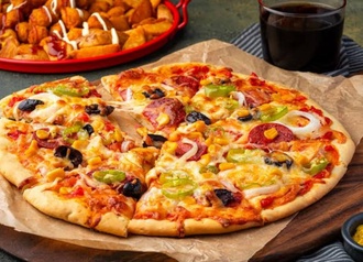 Karışık Süper Mix Pizza görseli