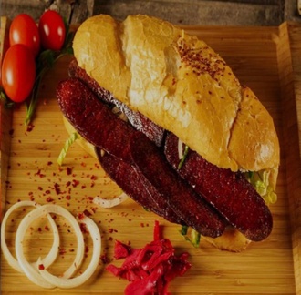 Tam Ekmek Arası Kaşarlı Izgara Sucuk (100 G) görseli