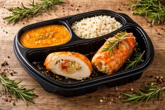 Kaşarlı Tavuk Sarma (2 Adet) & Pilav & Çorba görseli