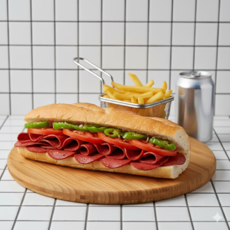 Sucuk Ekmek Klasik Menü görseli