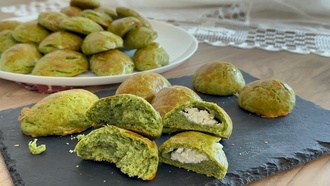 Ispanaklı & Labne Dolgulu Ev Poğaçası görseli