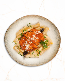 Rigatoni Bianco Cajun görseli