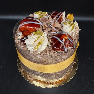 Muzlu Çikolatalı Pasta (12-15 Kişilik) görseli