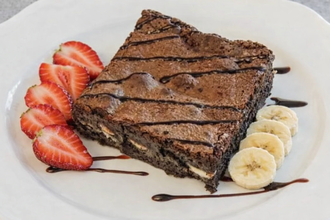 Muz & Çilek Brownie görseli