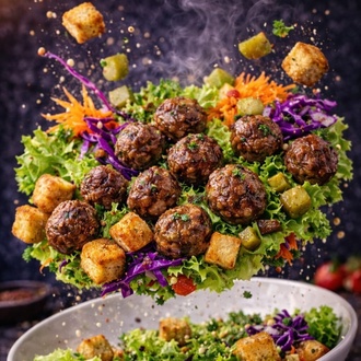 İnegöl Köfte Salata görseli