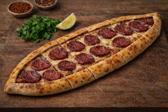 Kaşarlı Sucuklu Pide görseli