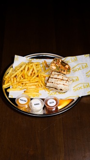 Meksikan Tavuk Wrap görseli