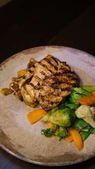 Köylü Patates Yatağında Piliç Külbastı görseli