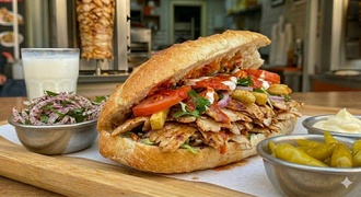 Yarım Ekmek Tavuk Döner (70 Gr) görseli