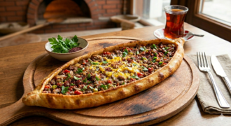 Kıymalı Yumurtalı Karadeniz Pidesi görseli
