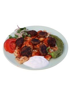 Köfte İskender görseli