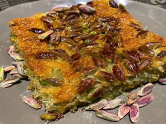Fıstıklı Tereyağlı Düz Kadayıf (500 Gr) görseli