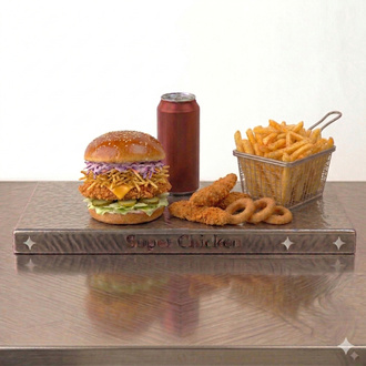 Xl - Slaw Crunch Chicken Burger Menü görseli