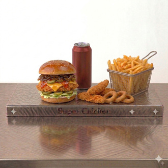 Xl - Sweet Heat Chicken Burger Menü görseli