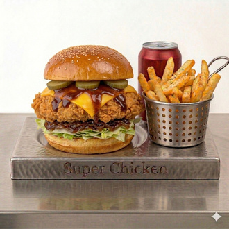 Bbq Legend Chicken Burger Menü görseli
