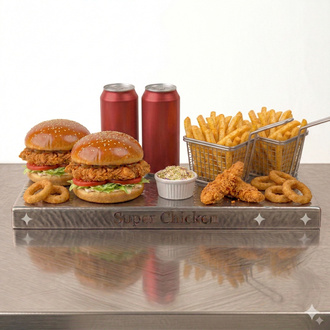 İkili Max Chicken Burger Menü görseli