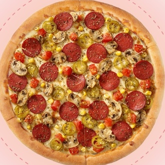 Acılı Orta Boy Pizza görseli