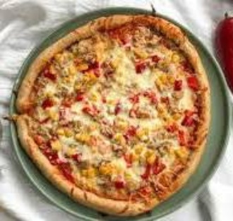Mantarlı Pizza (Büyük Boy) görseli