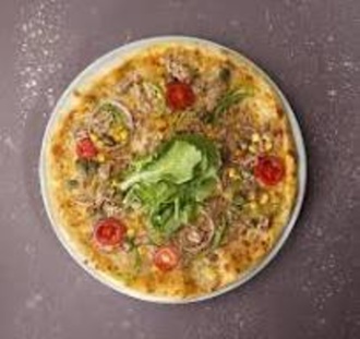 Tonbalıklı Pizza (Büyük Boy) görseli