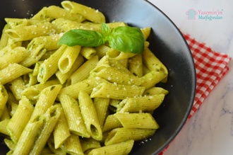 Pesto Soslu Tavuklu Penne+cola 330Ml görseli
