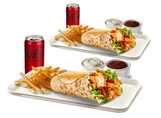 Crispy Tavuk Wrap+cola 330Ml görseli